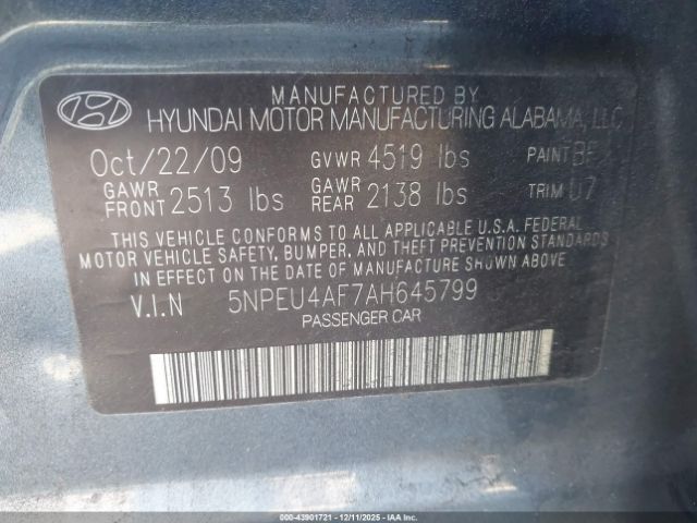 Hyundai SONATA Limited V6 Image 4