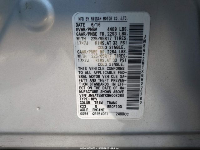 Nissan Rogue S Image 10